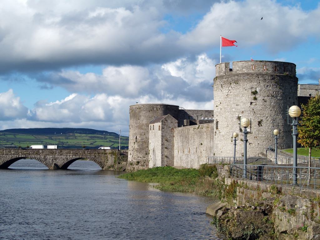 King John’s castle in Limerick, Ierland