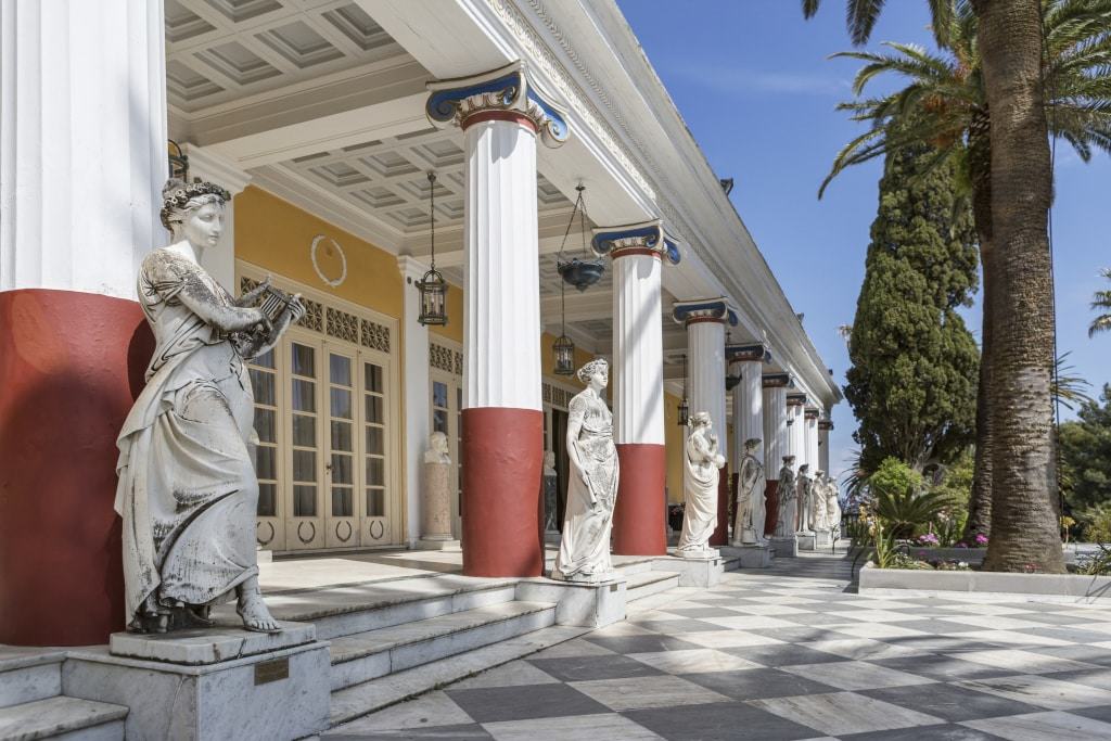 Paleis van keizerin Sisi: het Achilleion op Corfu, Griekenland
