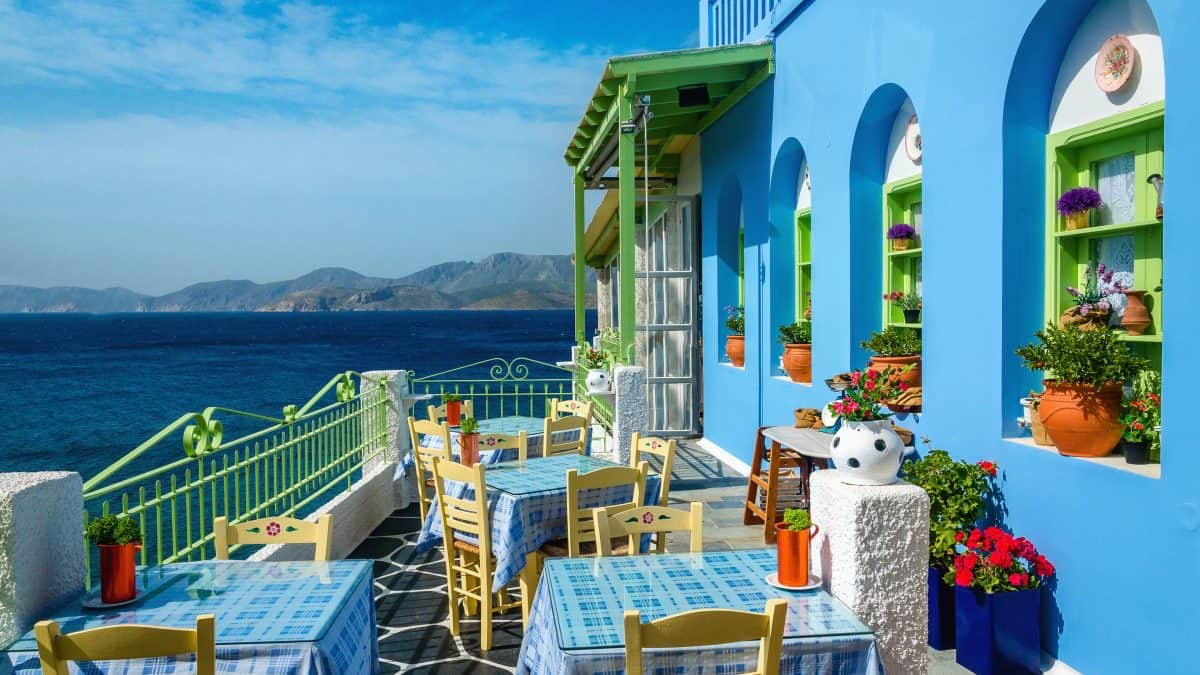 Restaurant op Kos, Griekenland