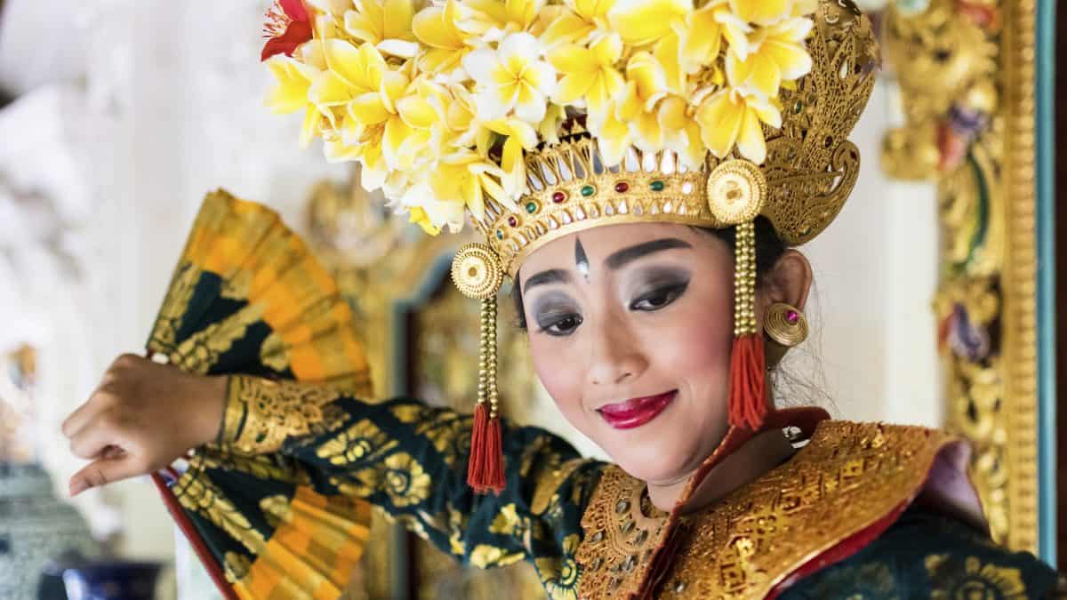 Balinese dansers, Indonesië