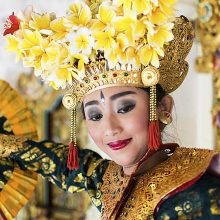 Balinese dansers, Indonesië