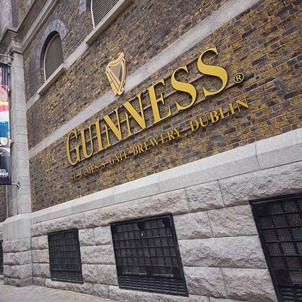 Guinness Storehouse in Dublin, Ierland