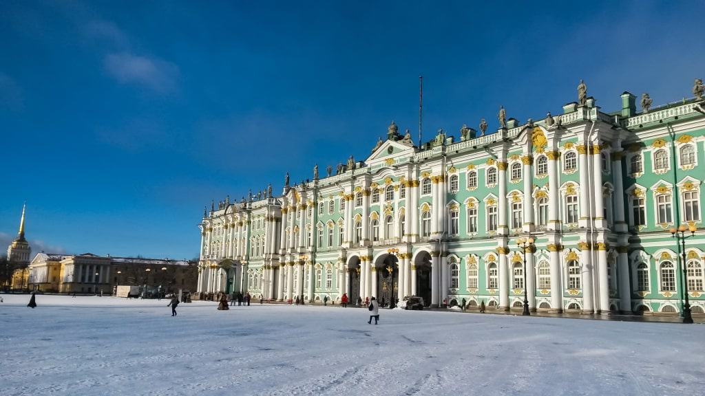 Hermitage in Sint-Petersburg, Rusland