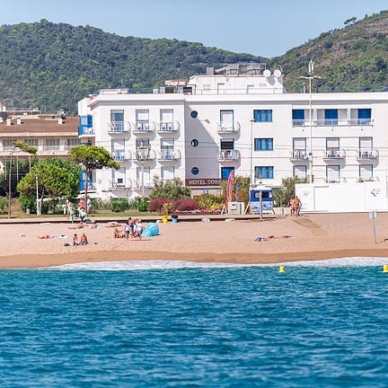 Hotel Sorra d’Or aan het strand in Pineda de Mar, Spanje