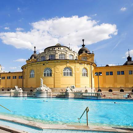 Thermale baden in Boedapest, Hongarije