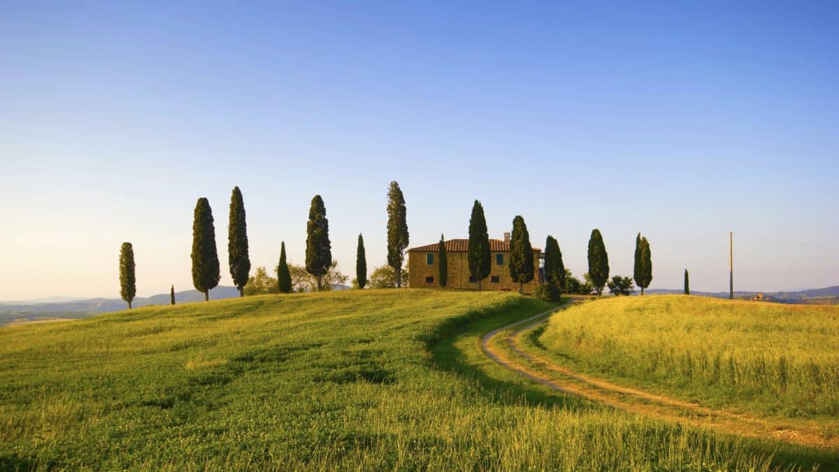 Toscaans landschap in Italië