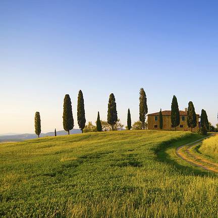 Toscaans landschap in Italië