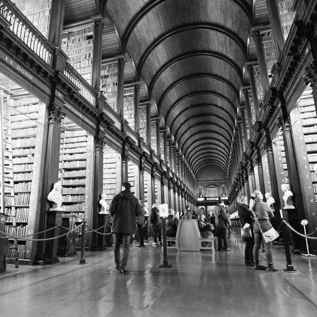 Trinity College Library in Dublin, Ierland