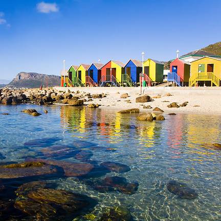 St. James Beach in Kaapstad, Zuid-Afrika