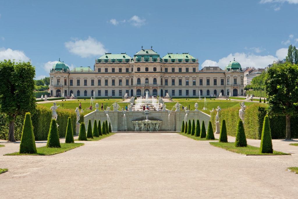 Slot Belvedere in Wenen, Oostenrijk