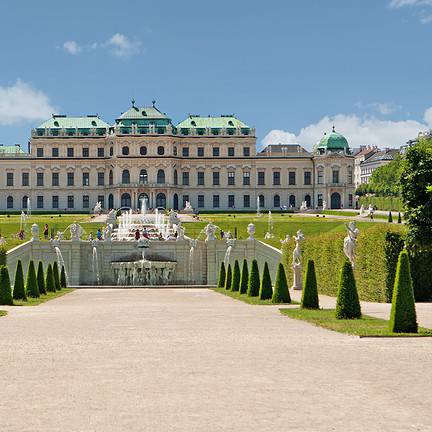 Slot Belvedere in Wenen, Oostenrijk