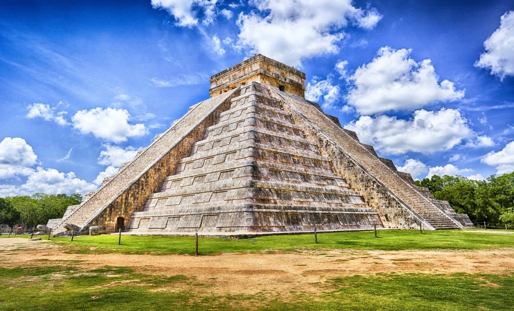 Kalkulcanpiramide in Chichén Itzá, Mexico