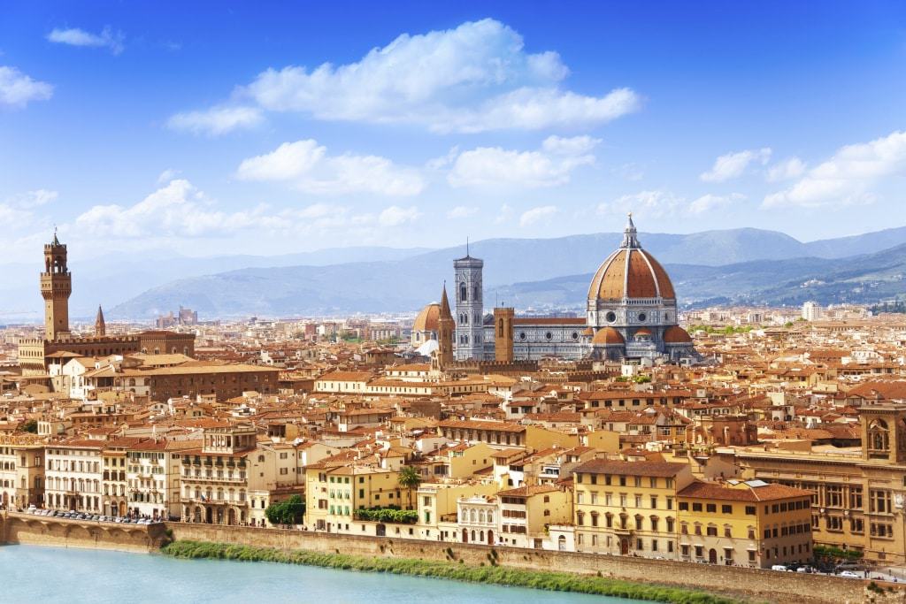 Uitzicht over Florence, Italië