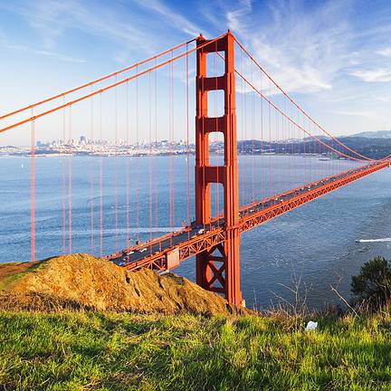 Golden Gate Bridge in San Francisco, Amerika