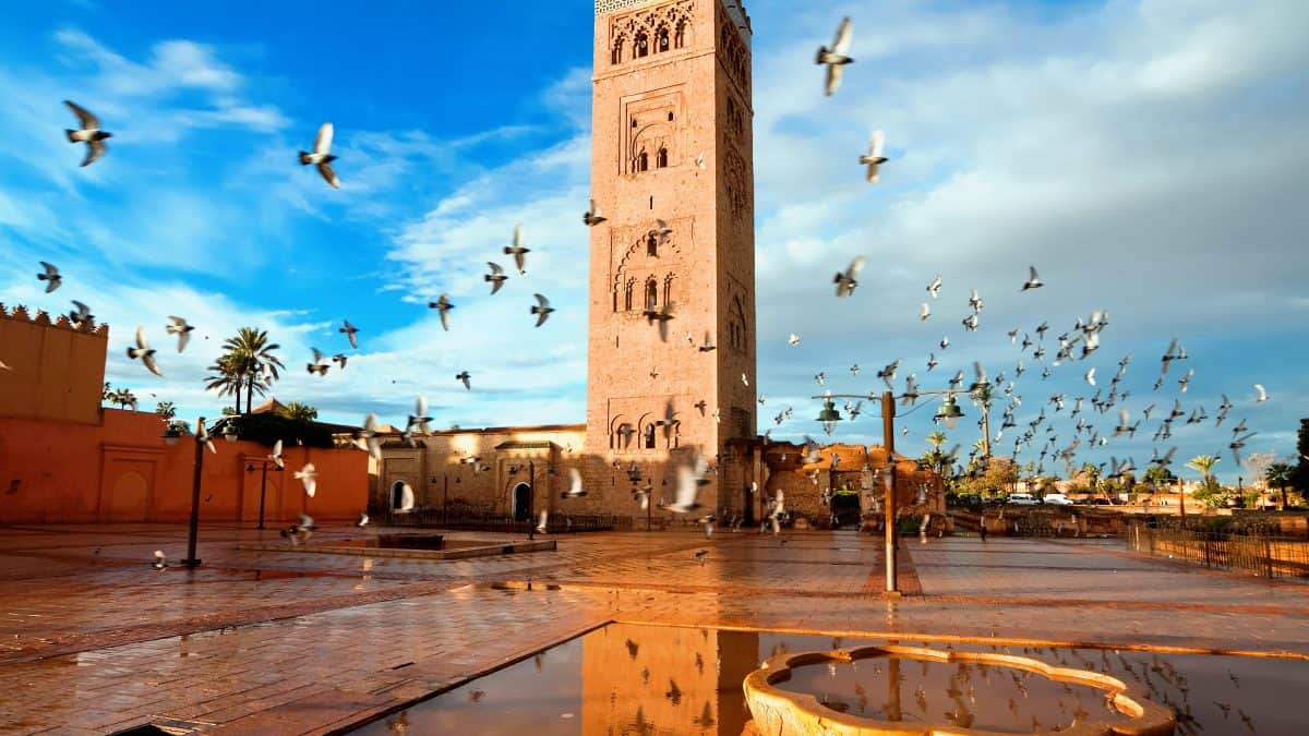 Koutoubia moskee in Marrakech, Marokko