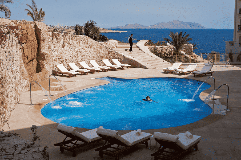 Zwembad van hotel Stella Di Mare Beach Resort en Spa in Egypte