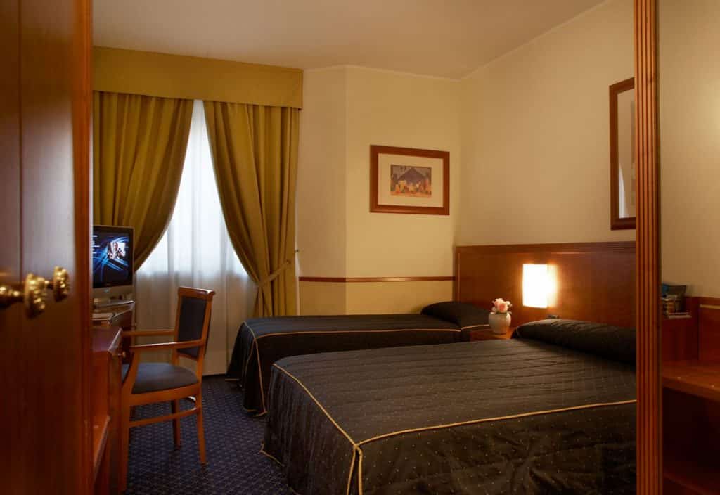 Hotelkamer van Hotel Pacific Fortino in Turijn, Italië