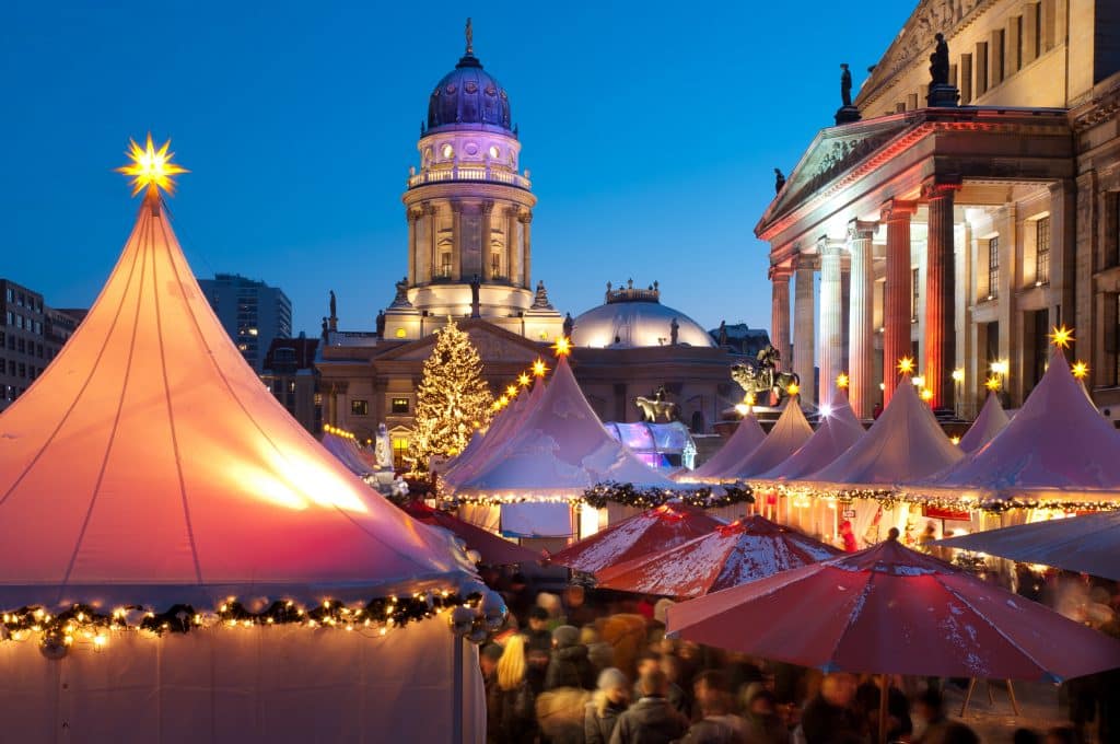 Kerstmarkt in Berlijn, Duitsland
