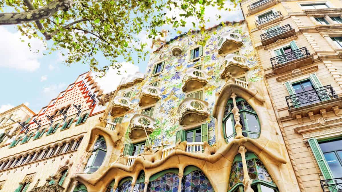 Casa Batllo in Barcelona, Spanje