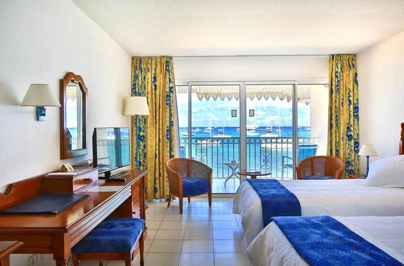 Hotelkamer van Hotel Le Beach in Marigot, Sint Maarten
