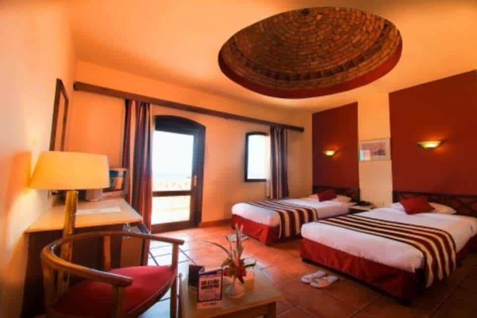 Hotelkamer van Resta Reef Resort in Marsa Alam, Egypte