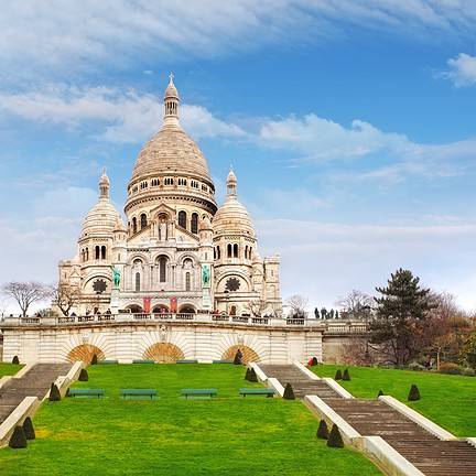 Sacré-Coeur in Parijs, Frankrijk