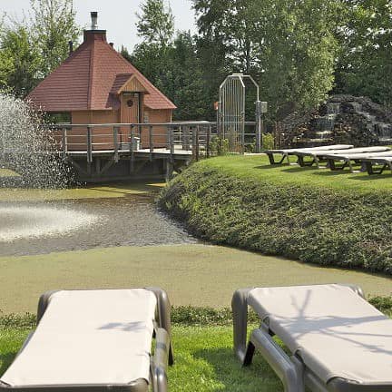 Saunacomplex van Wellness en Beauty de Woudfennen in Joure, Friesland