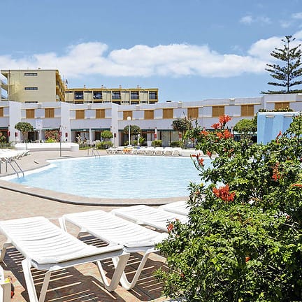 Zwembad van Las Brisas in Playa del Ingles, Gran Canaria