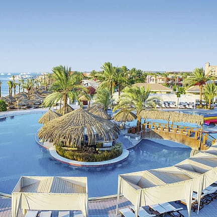 Zwembad van Sindbad Aqua Resort & Aqua Hotel in Hurghada, Egypte