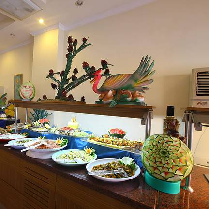 Buffetrestaurant van Eftalia Village Resort in Alanya, Turkije