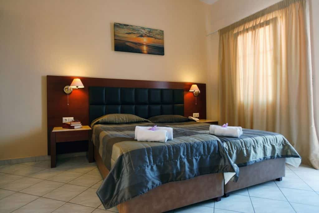 Hotelkamer van Belvedere Hotel Lesbos in Molyvos, Lesbos