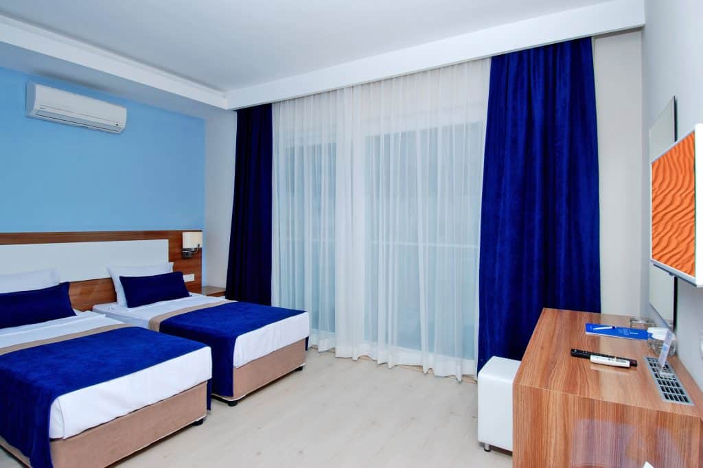 Hotelkamer van Hotel Kleopatra Ramira in Alanya, Turkije