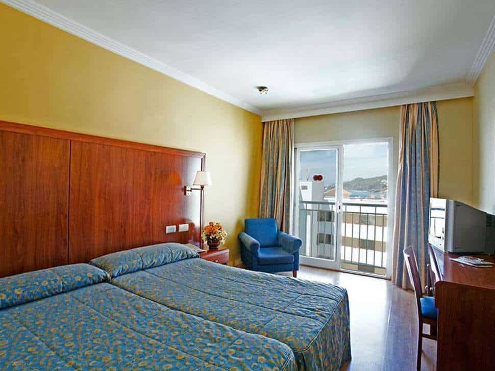Hotelkamer van Hotel Perla Marina in Nerja, Costa del Sol, Spanje