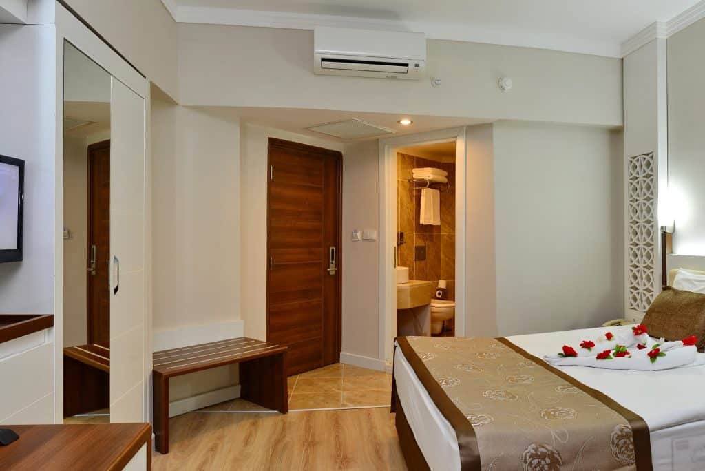 Hotelkamer van Linda Hotel in Side, Turkije