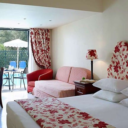 Hotelkamer van Mitsis Roda Beach Resort & Spa in Acharavi, Corfu