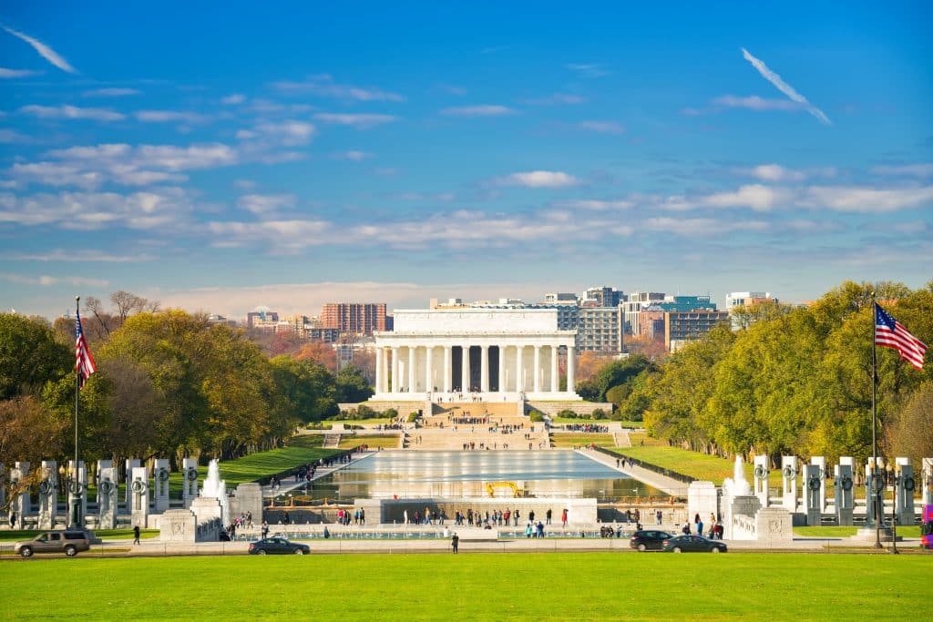 Lincoln memorial in Washington, Verenigde Staten