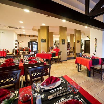 Restaurant van Limak Arcadia Resort in Belek, Turkije