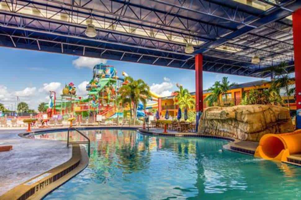 Waterpark en zwembad van Coco Key Resort in Orlando, Florida