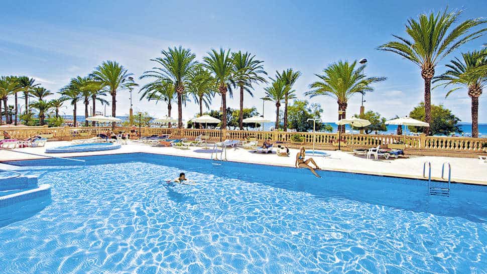 Zwembad van Allsun Pil-lari Playa  in Playa de palma, Mallorca