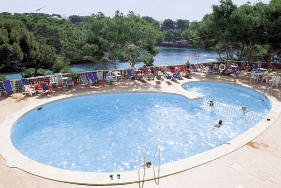 Zwembad van Cala Ferrera Hotel in Cala d'Or, Mallorca