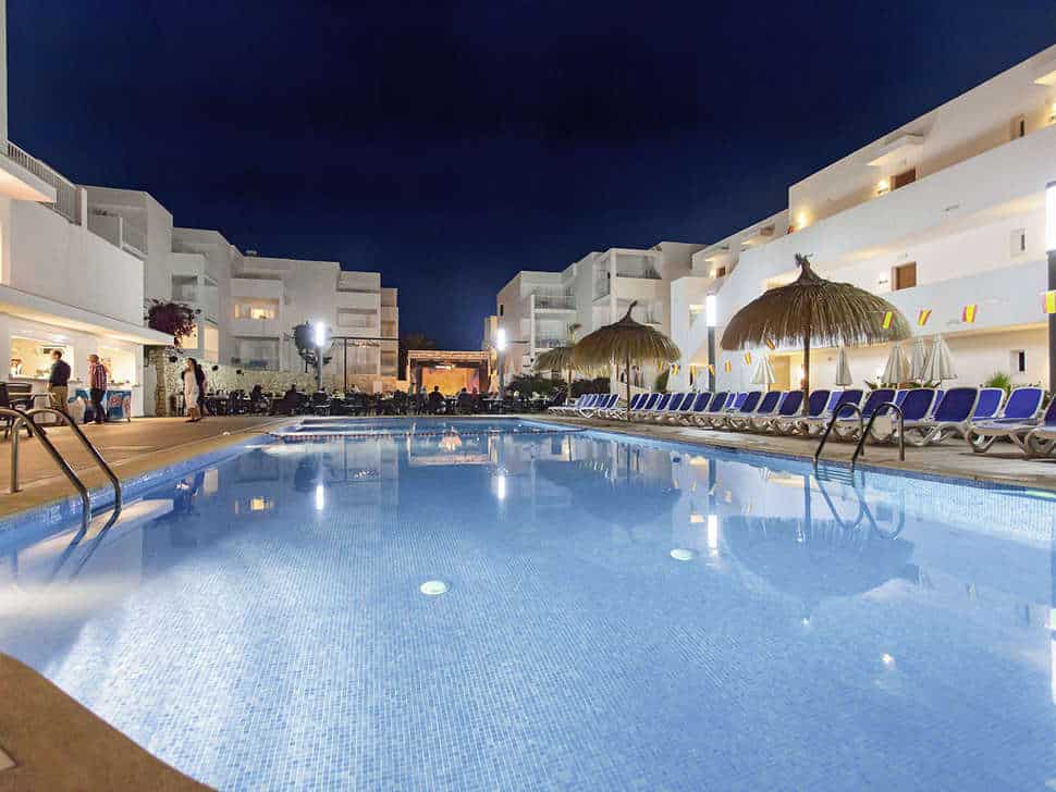 Zwembad van Ferrera Blanca hotel in Cala d'Or, Mallorca