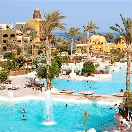 Zwembaden van Sunwing Waterworld Makadi in Hurghada, Egypte
