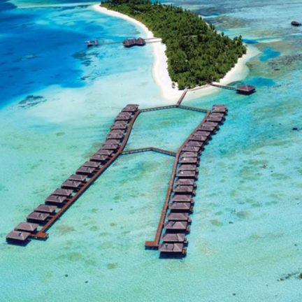 Bungalows in zee van Medhufushi Island Resort in Medhufushi, Malediven