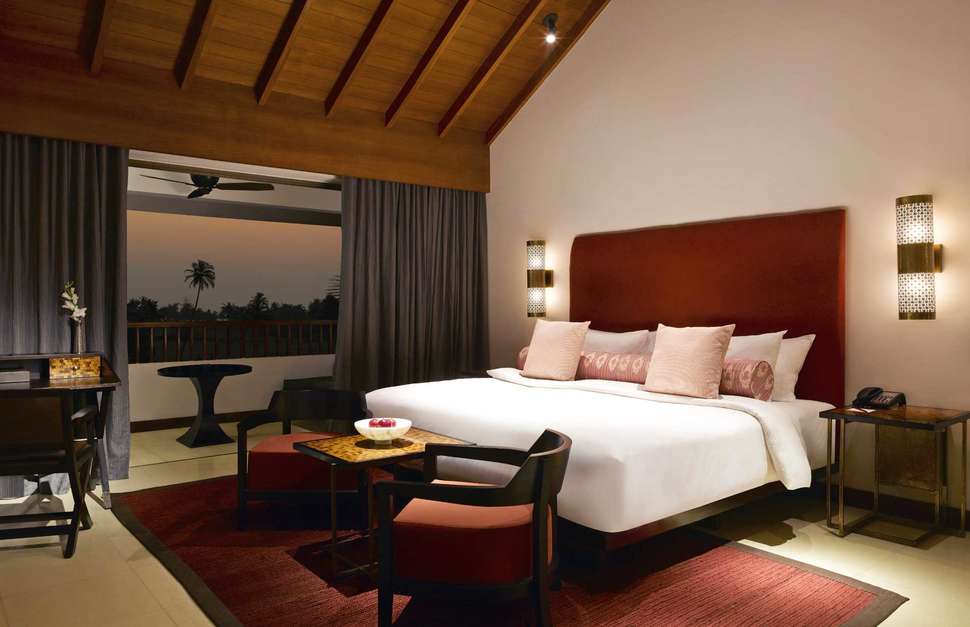 Hotelkamer van Alila Diwa Goa resort in Betalbatim, India