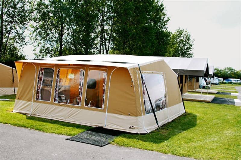 Tent op Camping Colline de Rabais in Virton, Ardennen, België