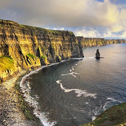 Uitzicht op Cliffs of Moher in Ierland