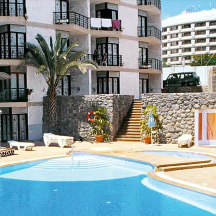 Zwembad van Appartementencomplex Guinea in Playa del Inglés, Gran Canaria
