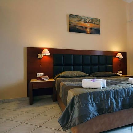 Hotelkamer van Belverdere Hotel Lesbos in Molyvos, Lesbos