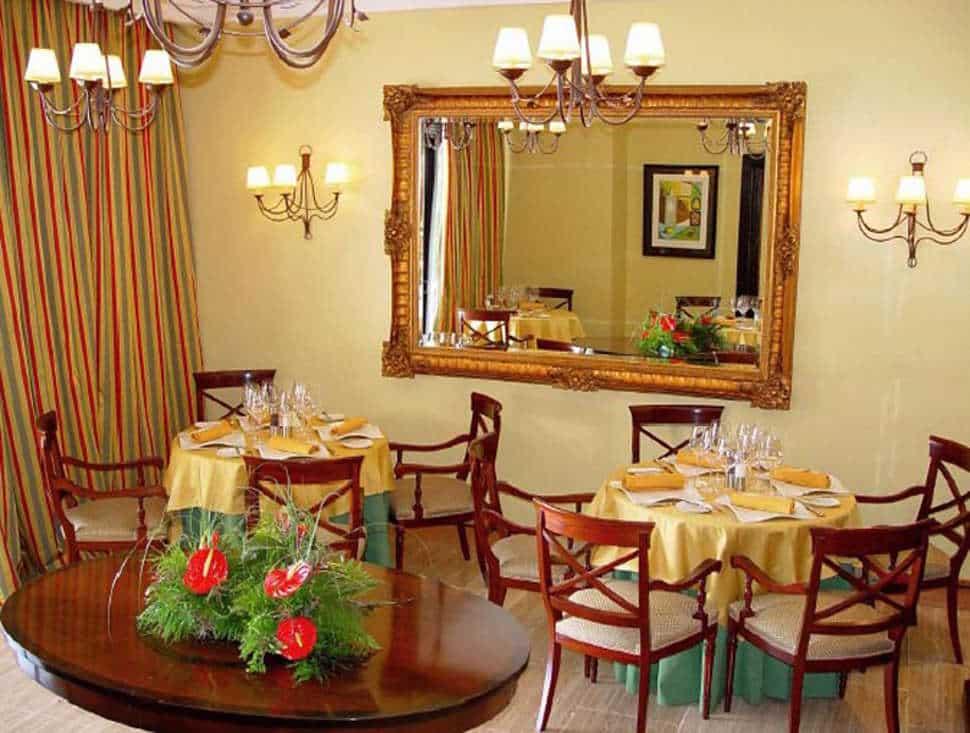 Restaurant van Hotel Villa VIK in Costa Teguise, Lanzarote