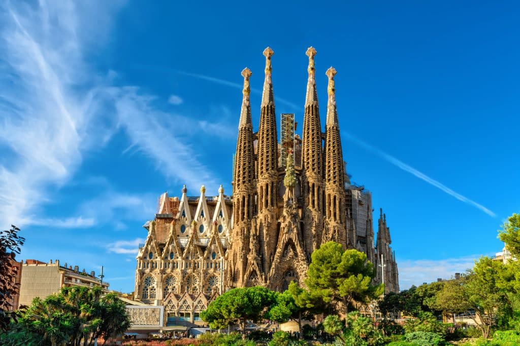 Sagrada Familia in Bracelona, Spanje